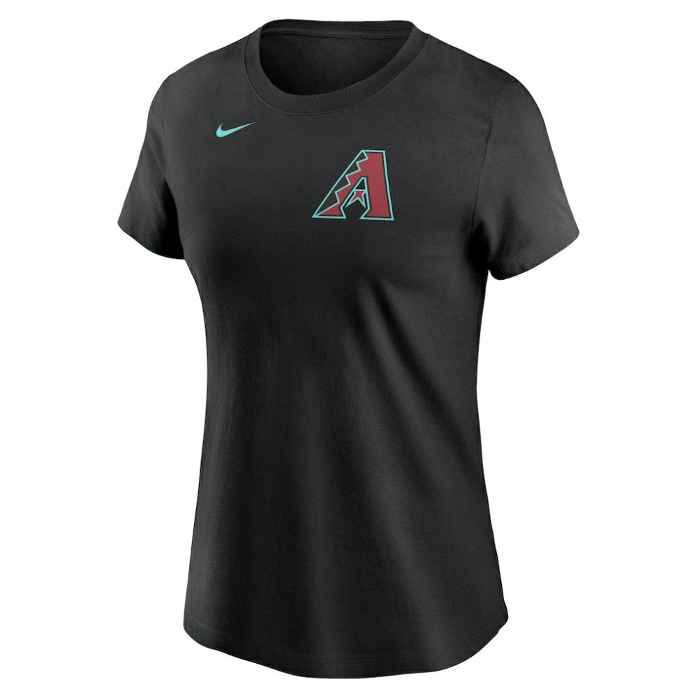 MLB Corbin Burnes Arizona Diamondbacks Nike Women's Fuse Name & Number T-Shirt