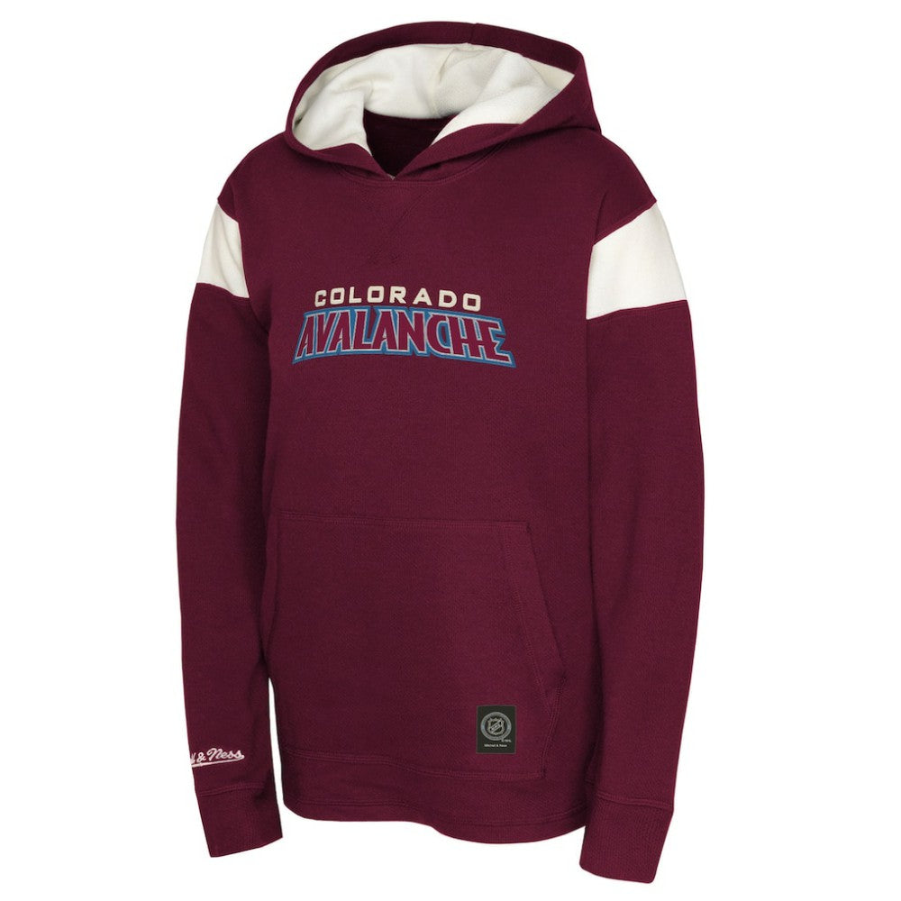NHL Burgundy Colorado Avalanche Youth Thermal Lightweight Pullover Hoodie