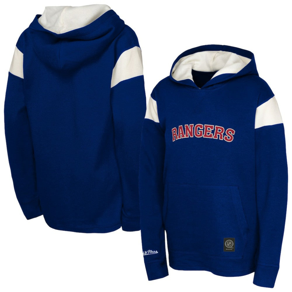 NHL Navy New York Rangers Youth Thermal Lightweight Pullover Hoodie