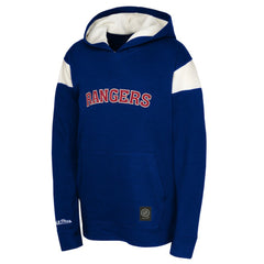NHL Navy New York Rangers Youth Thermal Lightweight Pullover Hoodie