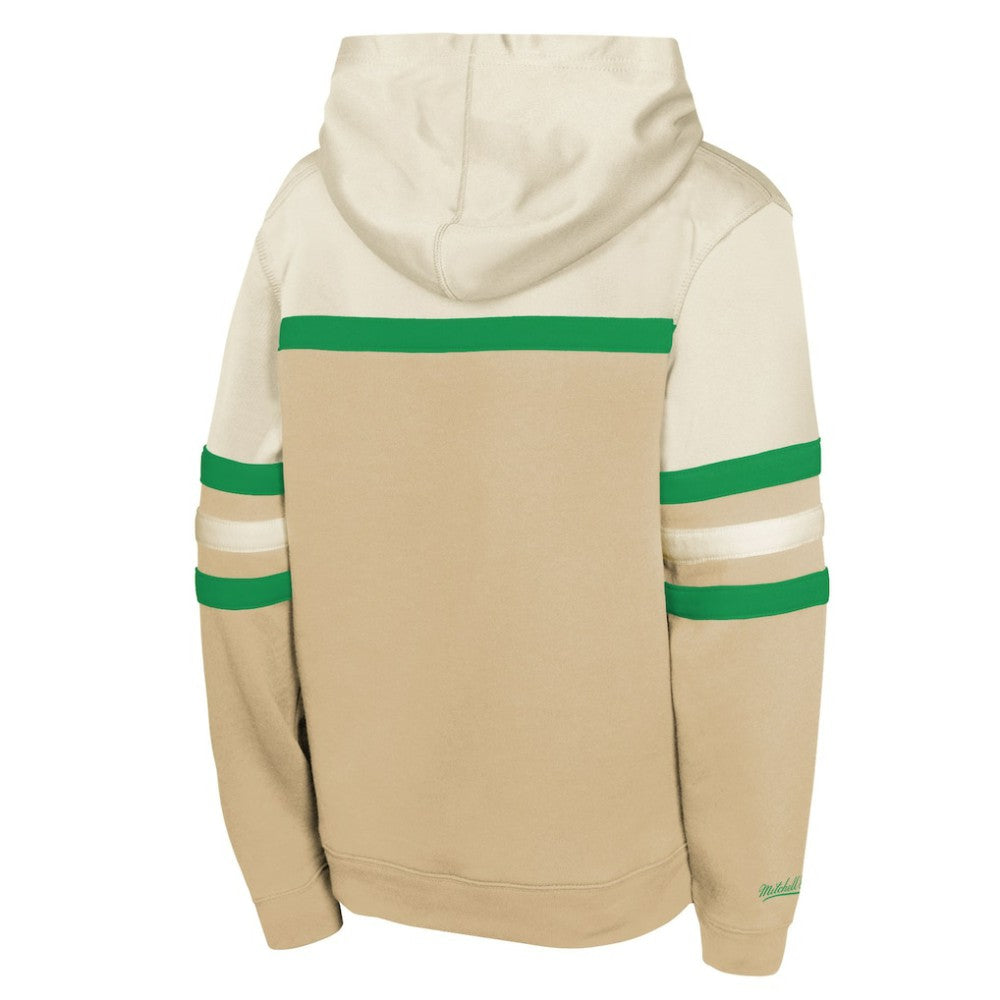 NHL Tan Dallas Stars Mitchell & Ness Youth Head Coach Pullover Hoodie