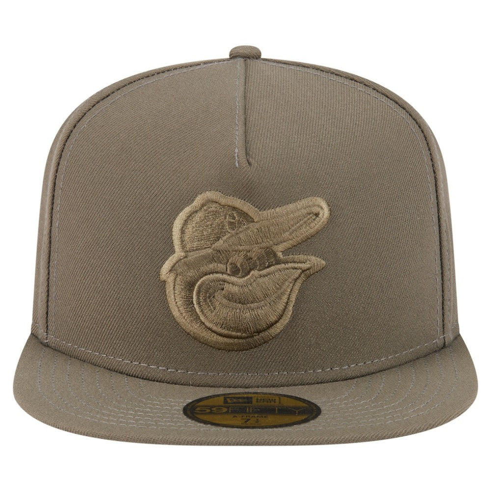 MLB Baltimore Orioles New Era Color Pack A-Frame 59FIFTY Fitted Hat