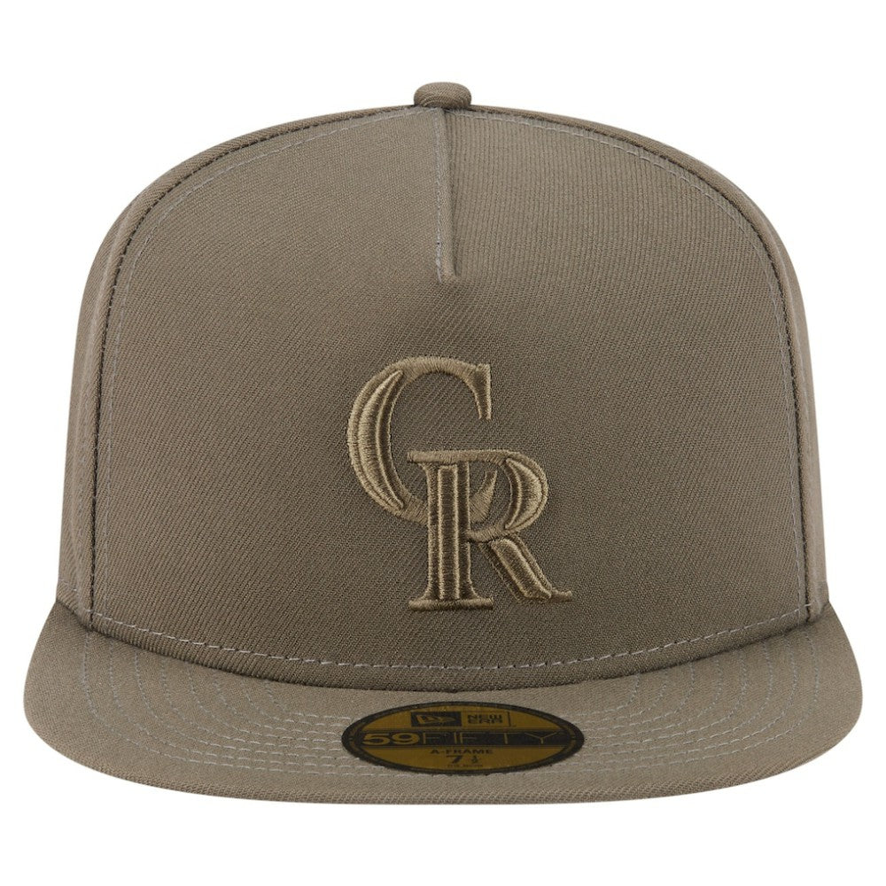 MLB Colorado Rockies New Era Color Pack A-Frame 59FIFTY Fitted Hat