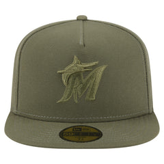 MLB Miami Marlins New Era Color Pack A-Frame 59FIFTY Fitted Hat