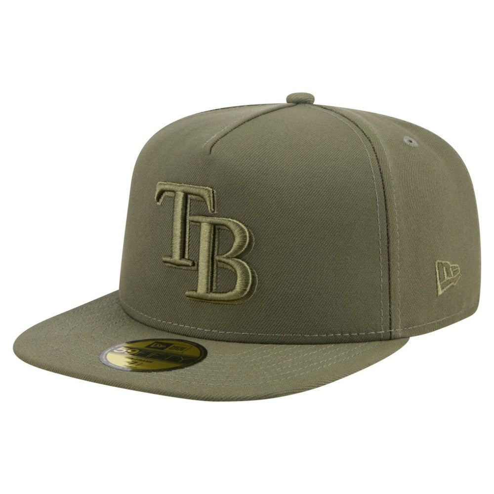 MLB Tampa Bay Rays New Era Color Pack A-Frame 59FIFTY Fitted Hat