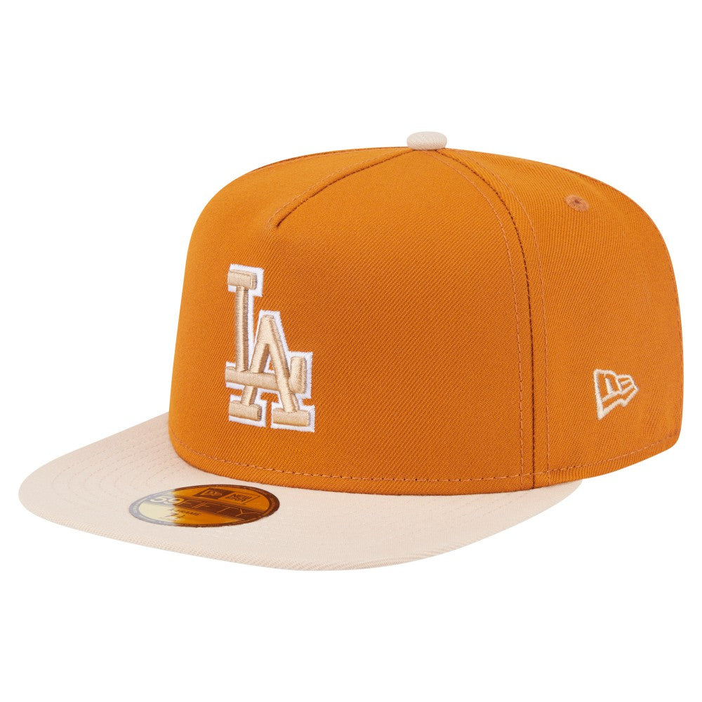 MLB Los Angeles Dodgers New Era Two-Tone Color Pack A-Frame 59FIFTY Fitted Hat