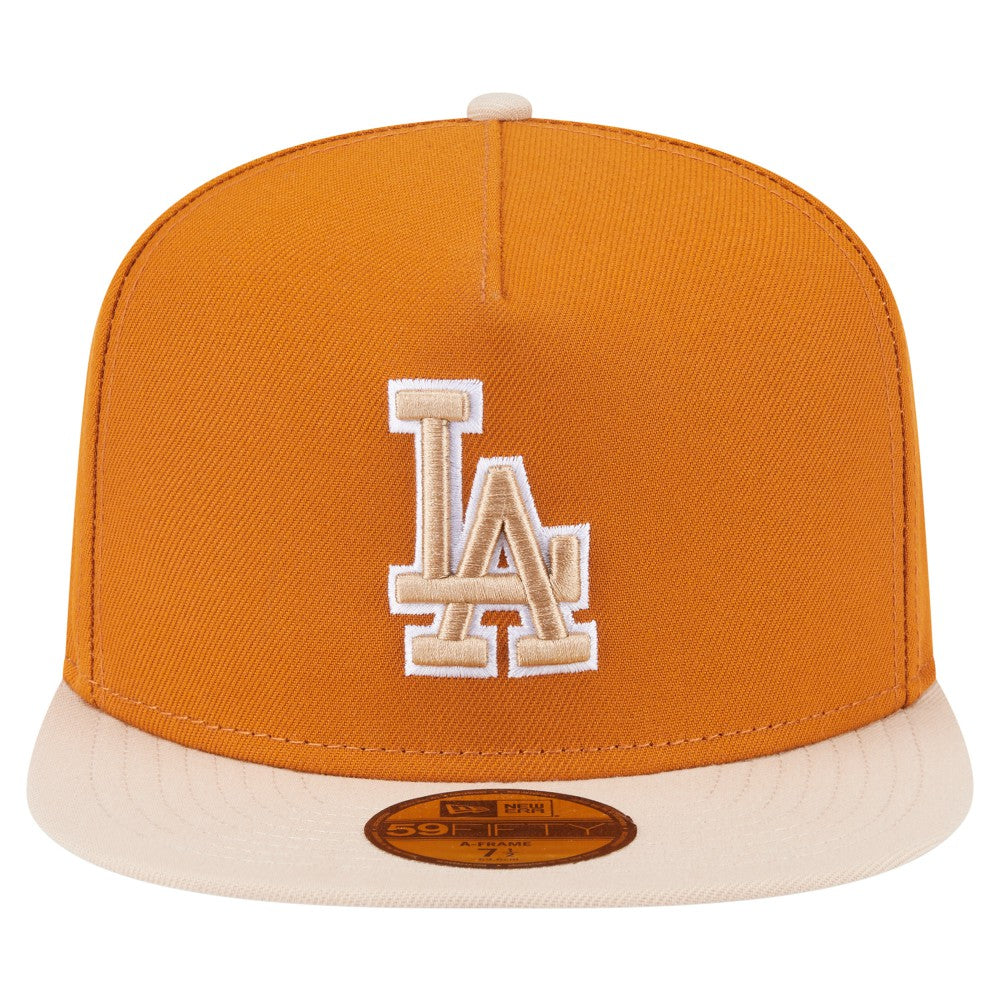 MLB Los Angeles Dodgers New Era Two-Tone Color Pack A-Frame 59FIFTY Fitted Hat