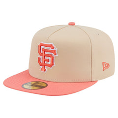 MLB San Francisco Giants New Era Two-Tone Color Pack A-Frame 59FIFTY Fitted Hat