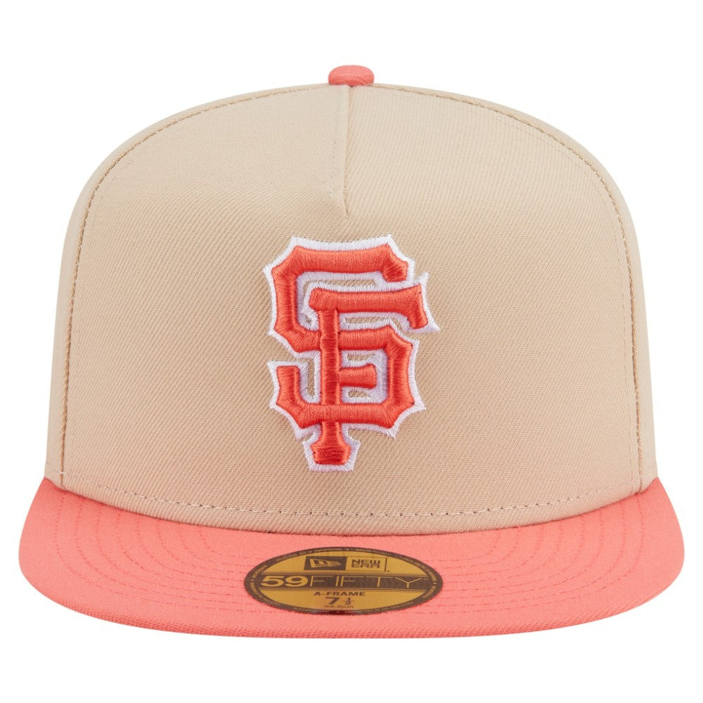 MLB San Francisco Giants New Era Two-Tone Color Pack A-Frame 59FIFTY Fitted Hat