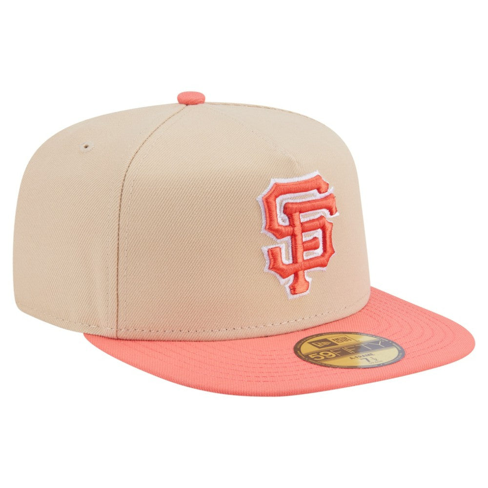 MLB San Francisco Giants New Era Two-Tone Color Pack A-Frame 59FIFTY Fitted Hat