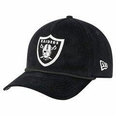 Cord Corduroy 9FORTY A-Frame Adjustable Hat - Las Vegas Raiders