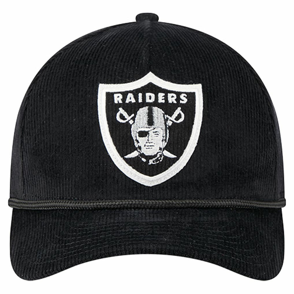 Cord Corduroy 9FORTY A-Frame Adjustable Hat - Las Vegas Raiders