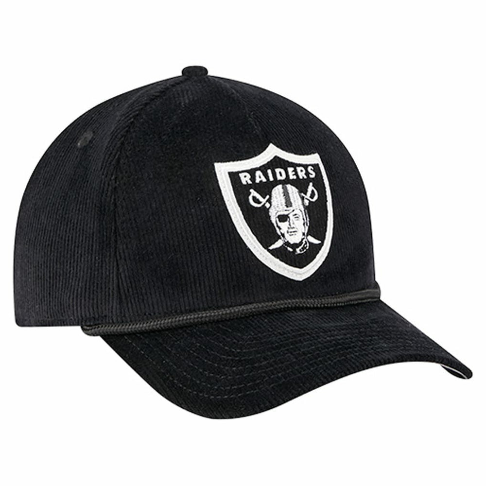 Cord Corduroy 9FORTY A-Frame Adjustable Hat - Las Vegas Raiders