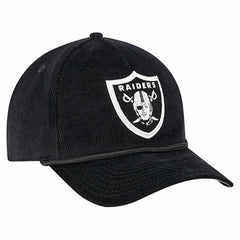 Cord Corduroy 9FORTY A-Frame Adjustable Hat - Las Vegas Raiders