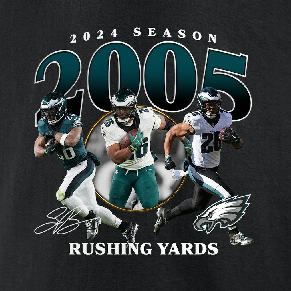 Saquon Barkley  2000 Yards T-Shirt - Philadelphia Eagles