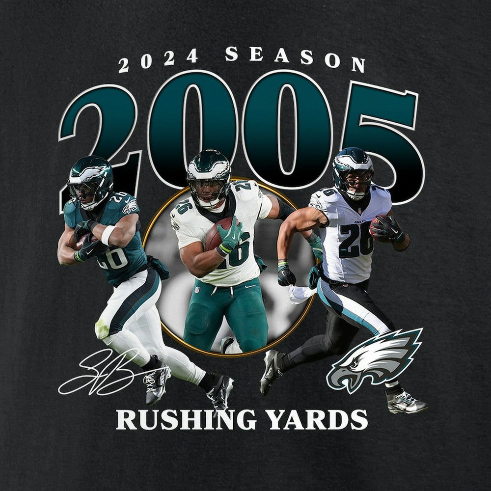 Saquon Barkley  2000 Yards T-Shirt - Philadelphia Eagles