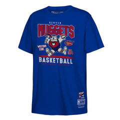 NBA Denver Nuggets Youth Retro Mascot Script T-Shirt sale