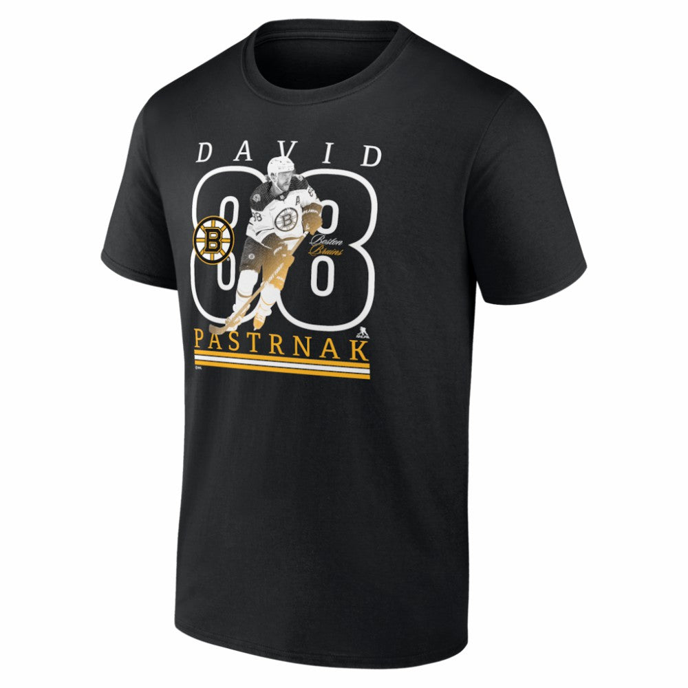 NHL Black David Pastrnak Boston Bruins Player Show T-Shirt