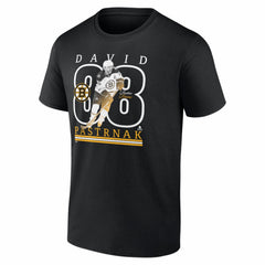 NHL Black David Pastrnak Boston Bruins Player Show T-Shirt