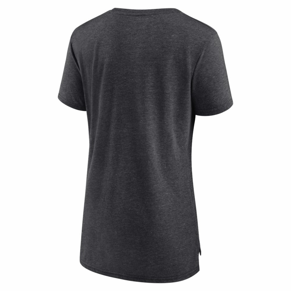 NHL Gray Boston Bruins Women's Reign Supreme Tri-Blend T-Shirt