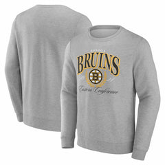 NHL Gray Boston Bruins Reign Supreme Pullover Sweatshirt