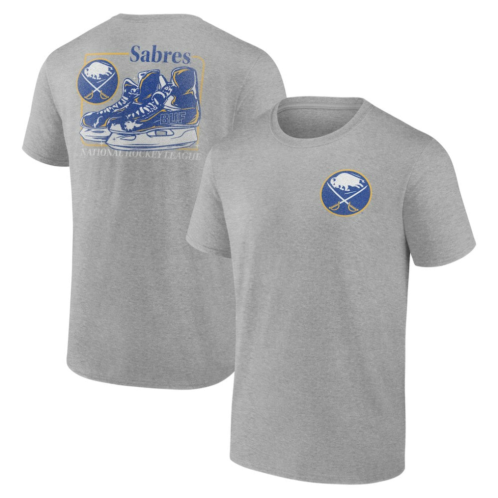 NHL Heather Gray Buffalo Sabres Glory Skates T-Shirt