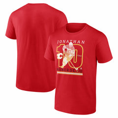 NHL Red Jonathan Huberdeau Calgary Flames Player Show T-Shirt