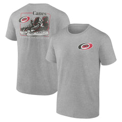 NHL Heather Gray Carolina Hurricanes Glory Skates T-Shirt