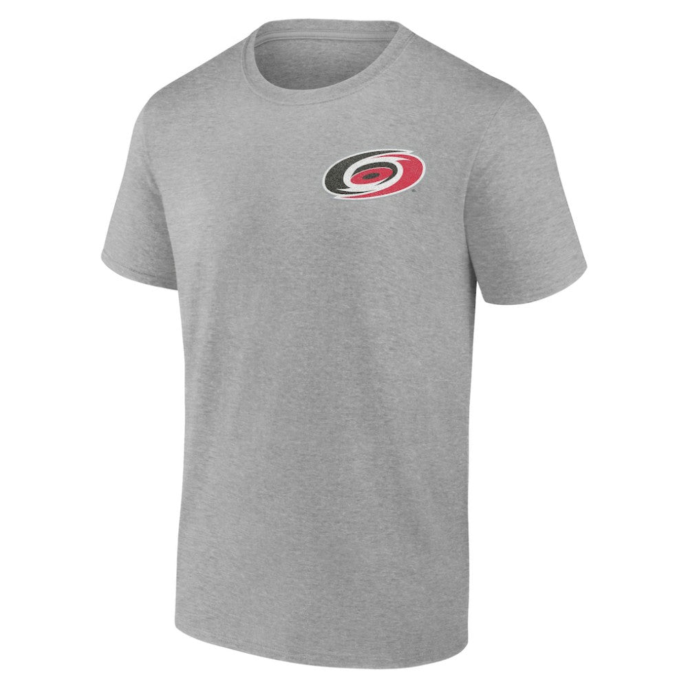 NHL Heather Gray Carolina Hurricanes Glory Skates T-Shirt