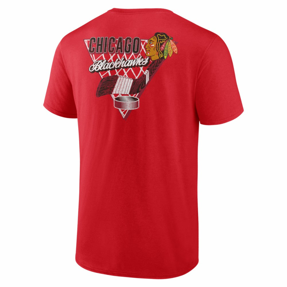 NHL Red Chicago Blackhawks Net Slap T-Shirt