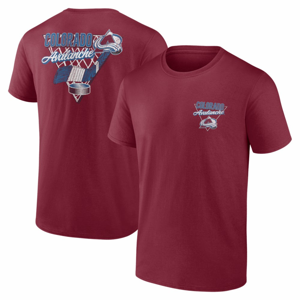 NHL Burgundy Colorado Avalanche Net Slap T-Shirt
