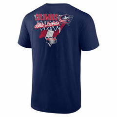 NHL Navy Columbus Blue Jackets Net Slap T-Shirt