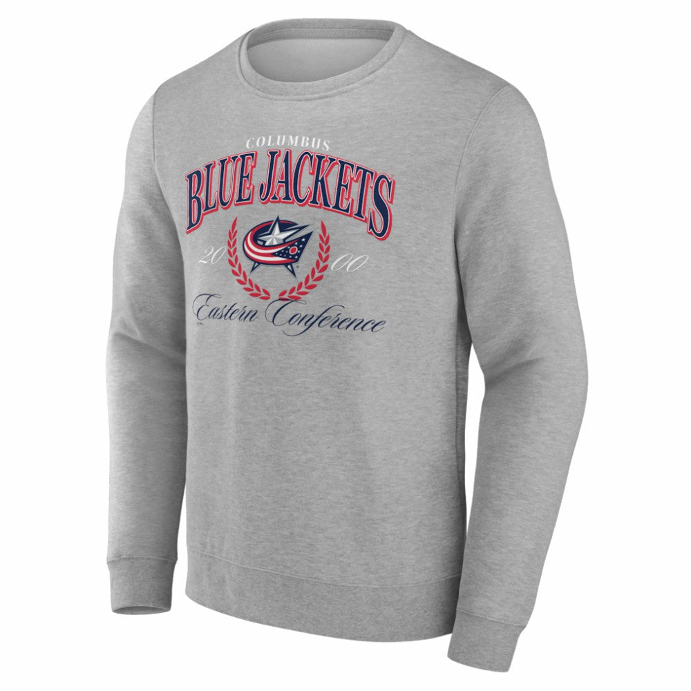 NHL Gray Columbus Blue Jackets Reign Supreme Pullover Sweatshirt