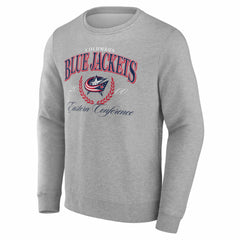 NHL Gray Columbus Blue Jackets Reign Supreme Pullover Sweatshirt