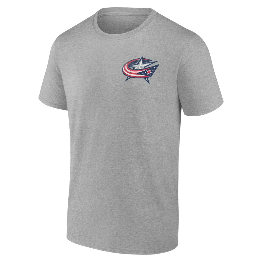 NHL Heather Gray Columbus Blue Jackets Glory Skates T-Shirt