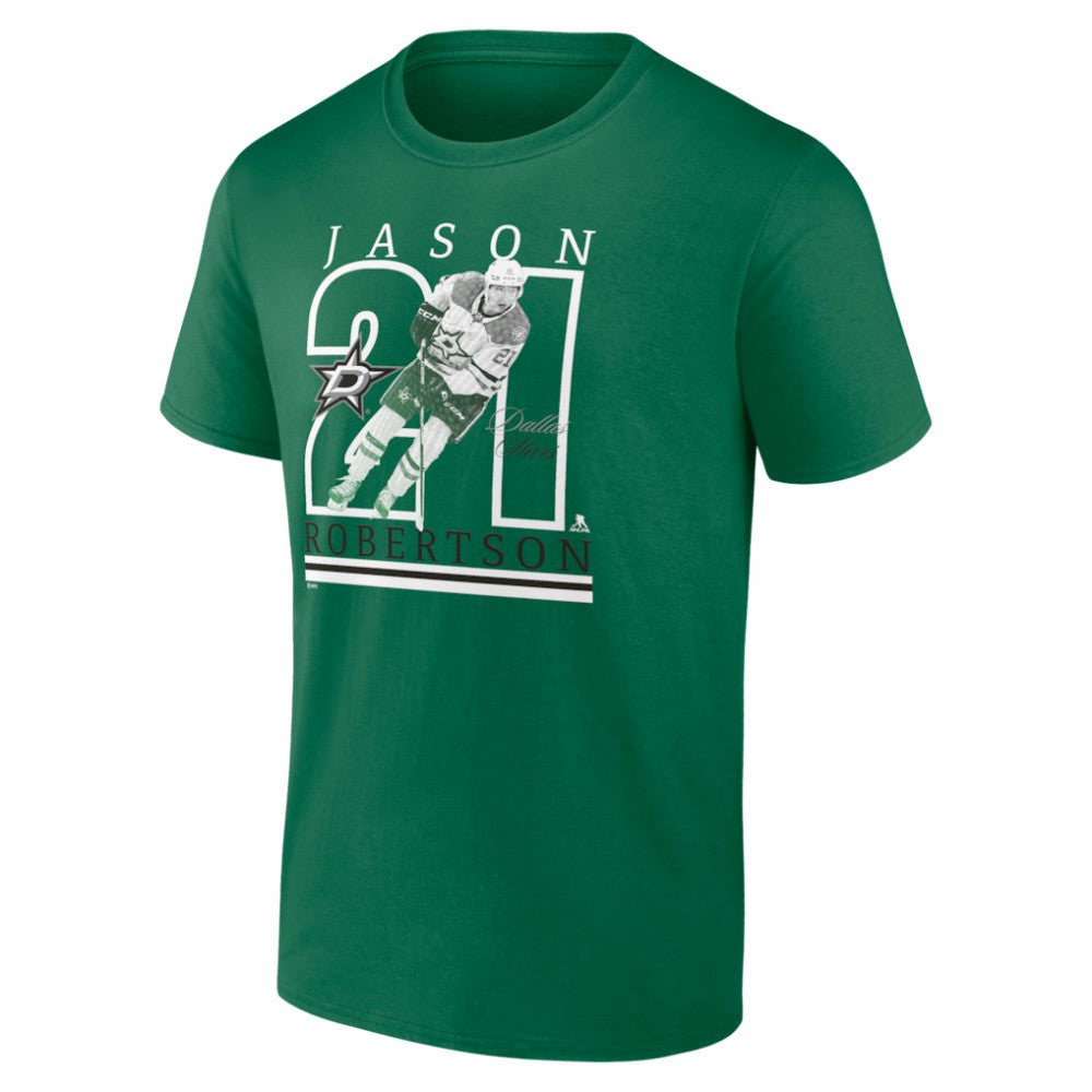 NHL Kelly Green Jason Robertson Dallas Stars Player Show T-Shirt