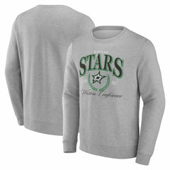 NHL Gray Dallas Stars Reign Supreme Pullover Sweatshirt