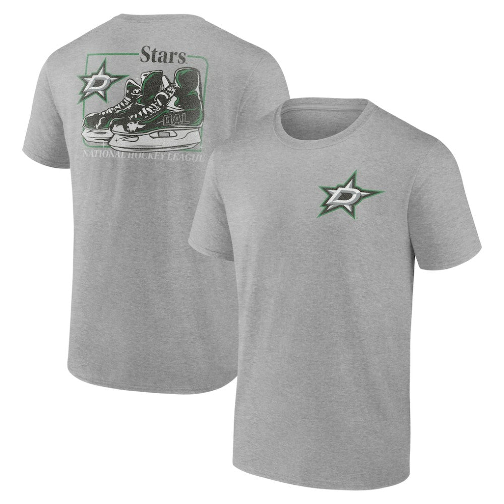 NHL Heather Gray Dallas Stars Glory Skates T-Shirt