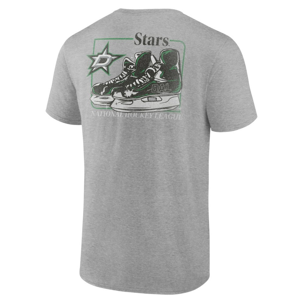 NHL Heather Gray Dallas Stars Glory Skates T-Shirt