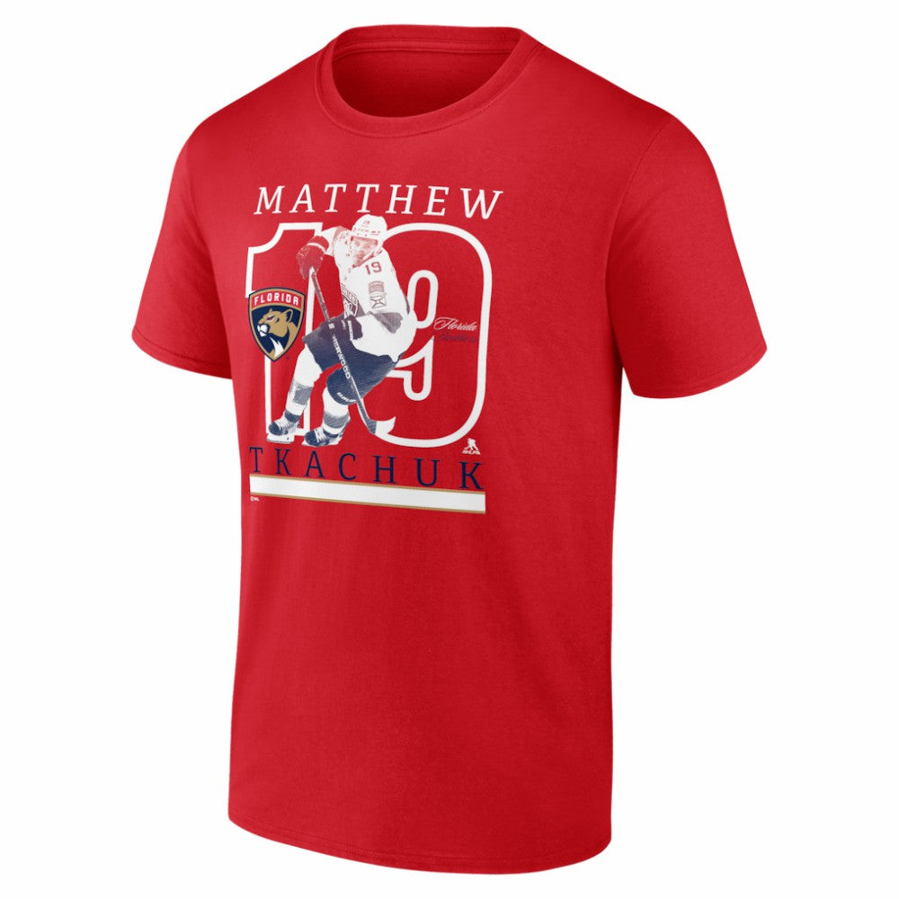 NHL Red Matthew Tkachuk Florida Panthers Player Show T-Shirt