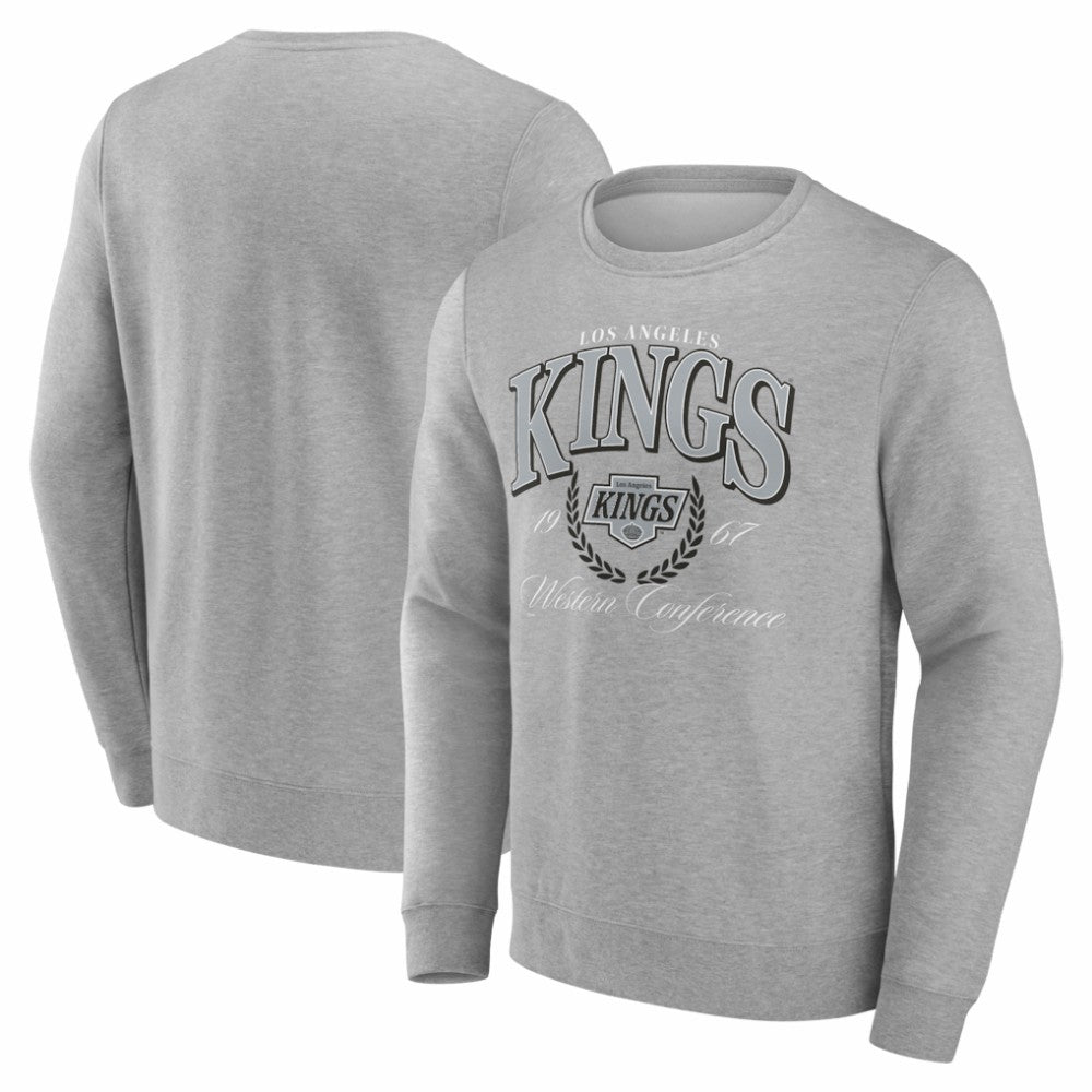NHL Gray Los Angeles Kings Reign Supreme Pullover Sweatshirt