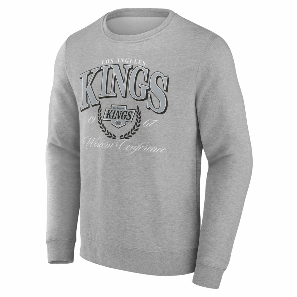 NHL Gray Los Angeles Kings Reign Supreme Pullover Sweatshirt