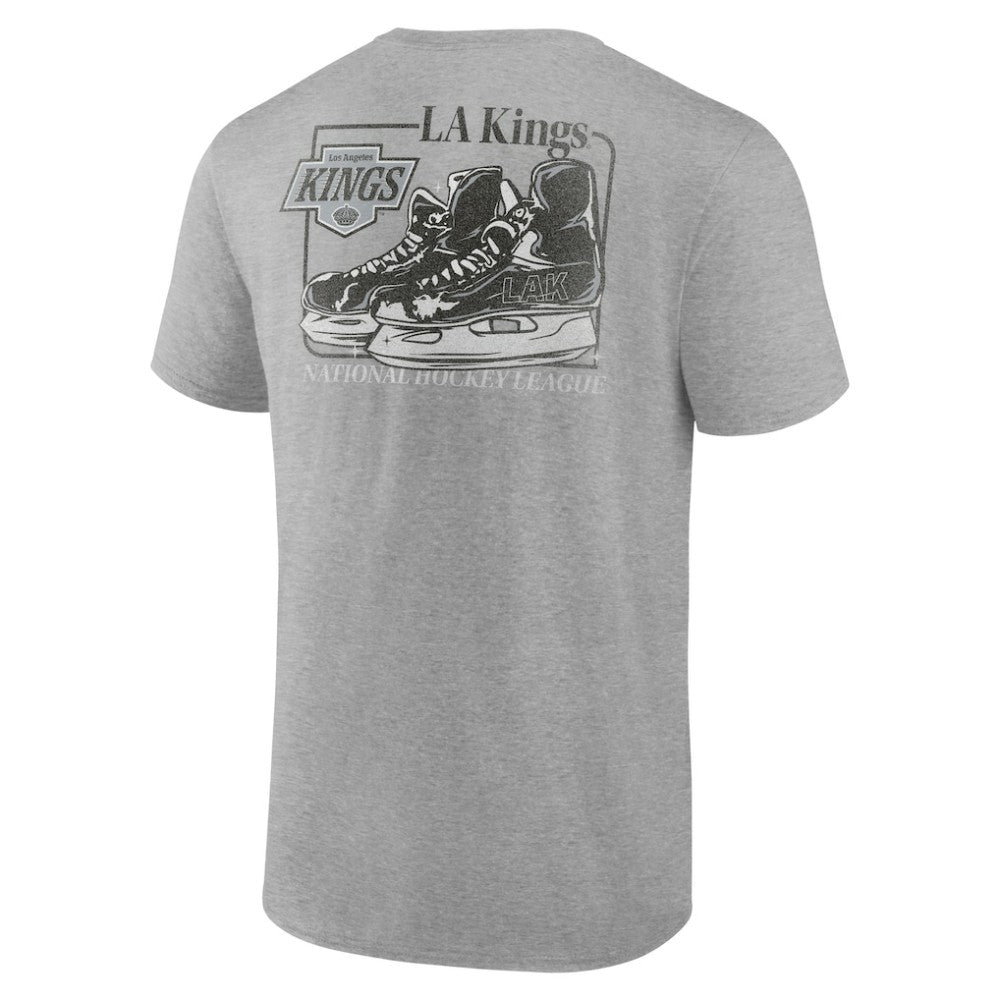 NHL Heather Gray Los Angeles Kings Glory Skates T-Shirt