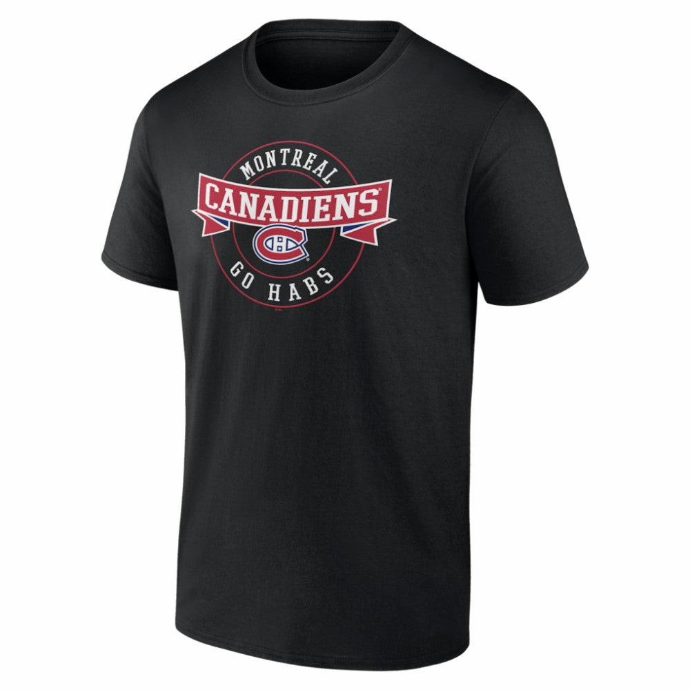 NHL Black Montreal Canadiens Honor Circle T-Shirt