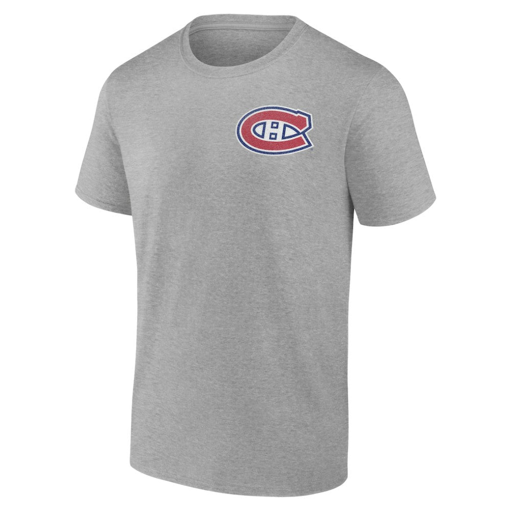 NHL Heather Gray Montreal Canadiens Glory Skates T-Shirt