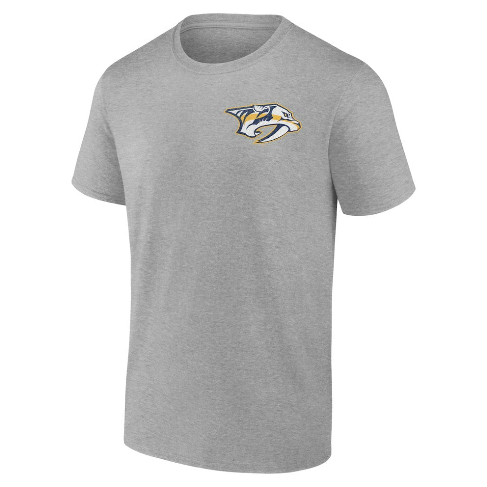 NHL Heather Gray Nashville Predators Glory Skates T-Shirt