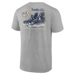 NHL Heather Gray Nashville Predators Glory Skates T-Shirt