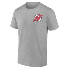 NHL Heather Gray New Jersey Devils Glory Skates T-Shirt