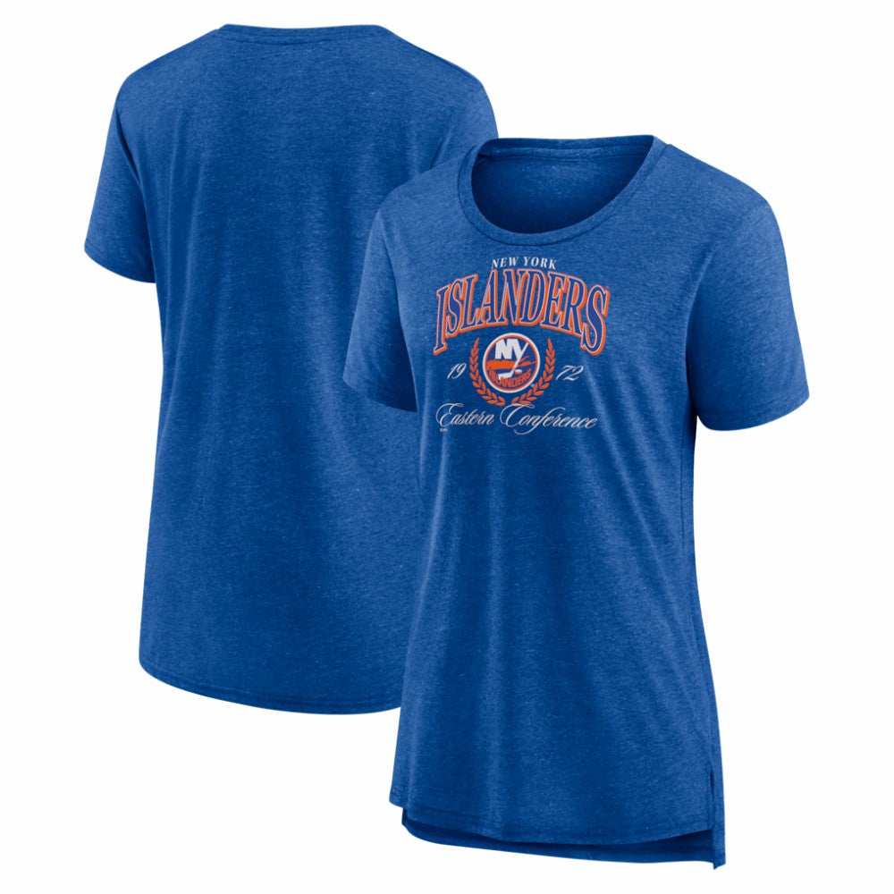 NHL Royal New York Islanders Women's Reign Supreme Tri-Blend T-Shirt