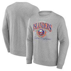 NHL Gray New York Islanders Reign Supreme Pullover Sweatshirt